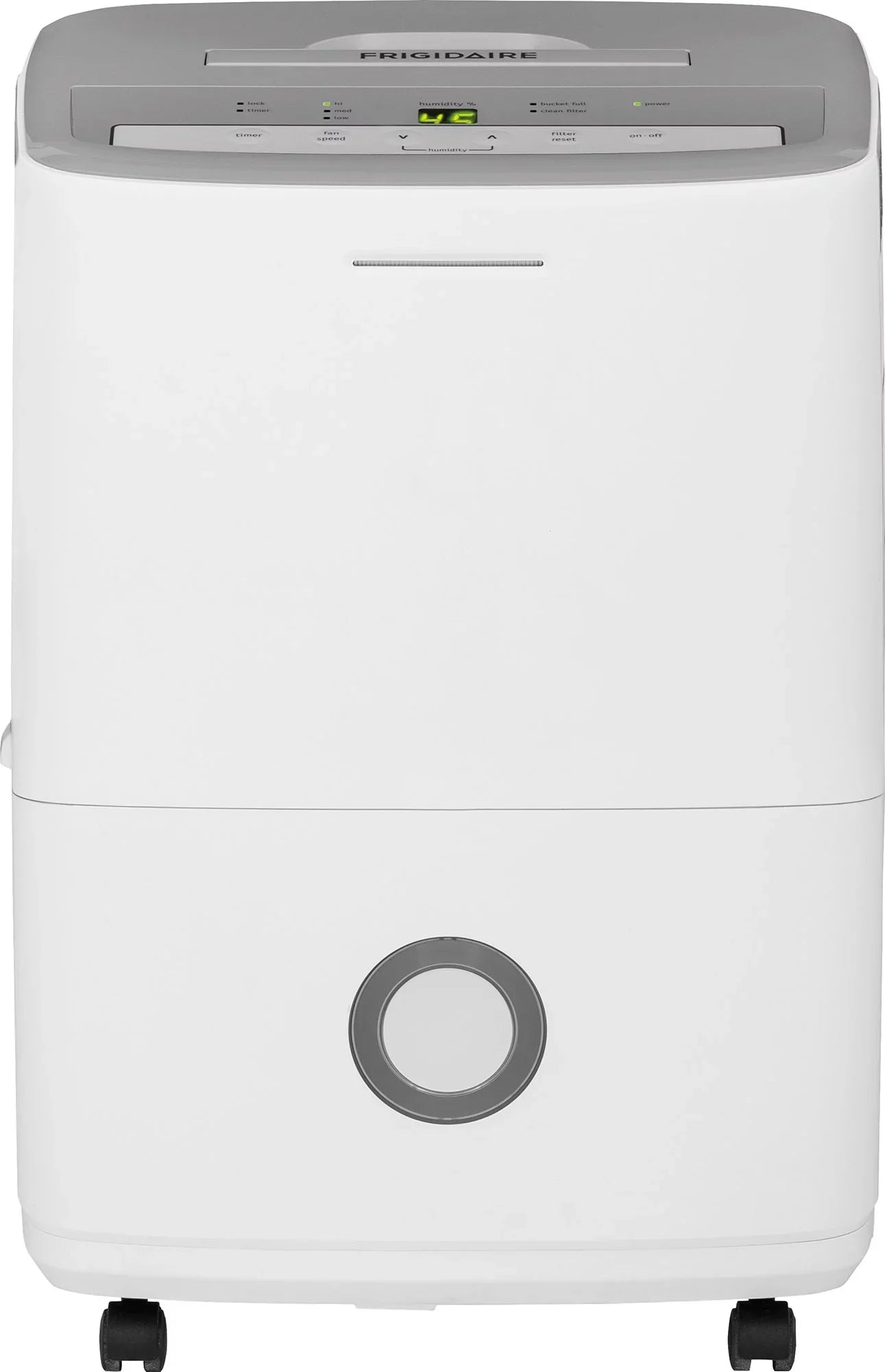 Dehumidifier Effortless 70-Pint Control, White w/ Humidity Frigidaire