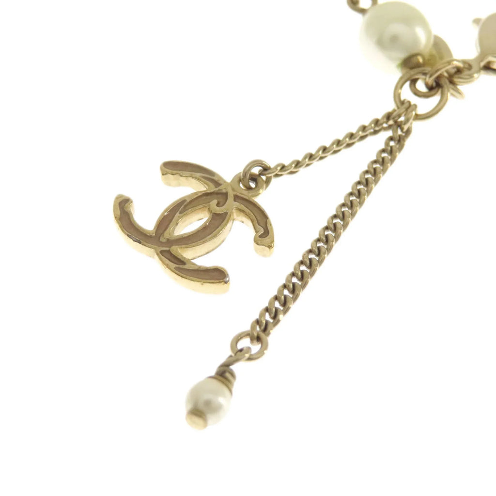 Mark Pre-Owned Pearl for CHANEL Faux Bracelet Coco (Good) Women