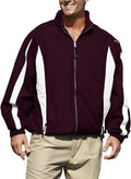 Men Jacket White, Pro (Maroon & Long-Sleeves Medium) Phenom Celebrity 833