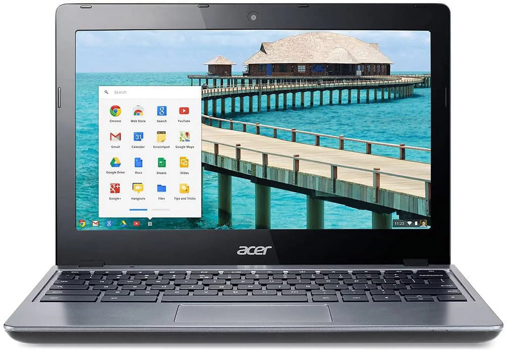 16GB Screen Intel 2GB Drive, Chrome, Acer 11" DDR3 Computer, SSD Hard Restored C720-2802 1.40 RAM, Laptop (Refurbished) Celeron, GHz chromebook