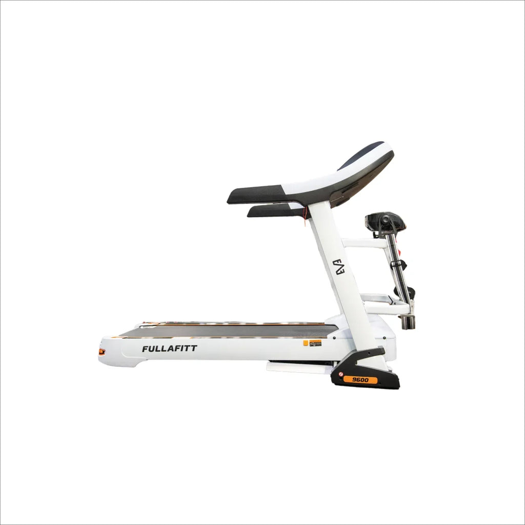 FULLAFITT, Folding Wide Massage Speakers, Preset Belt, 4.5HP, by Bluetooth, Running Programs, Grip, Free Monitor, Treadmill Pressure LED Pulse Best World Board