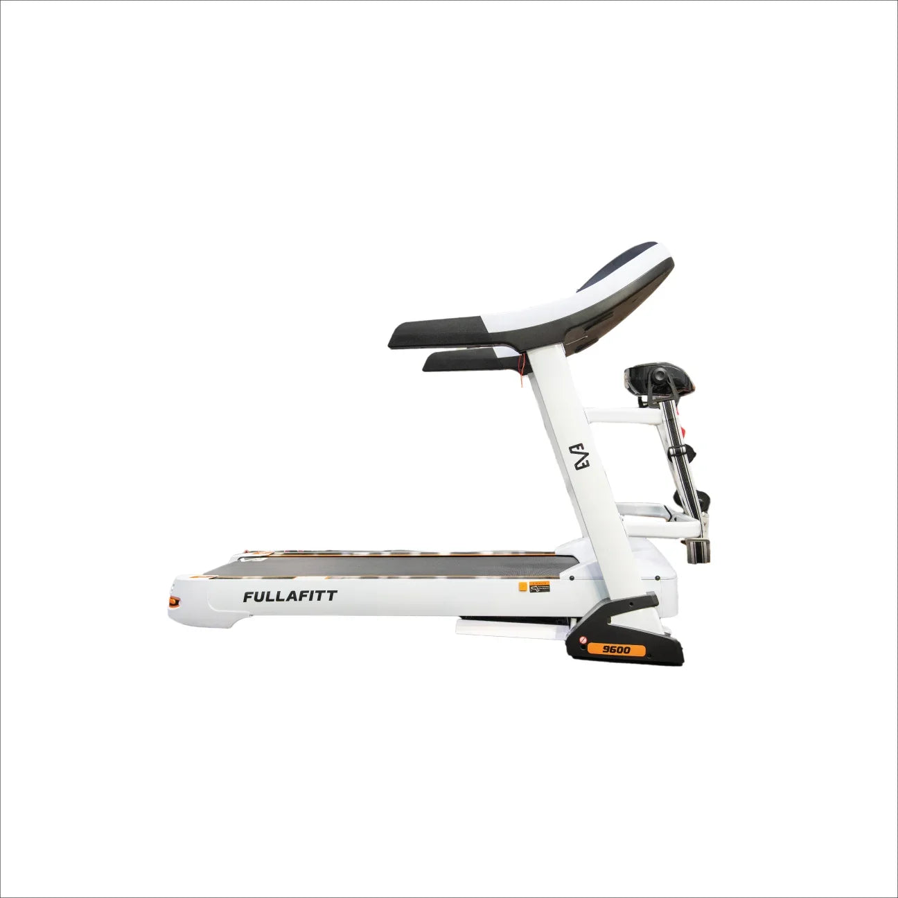 FULLAFITT, Folding Wide Massage Speakers, Preset Belt, 4.5HP, by Bluetooth, Running Programs, Grip, Free Monitor, Treadmill Pressure LED Pulse Best World Board