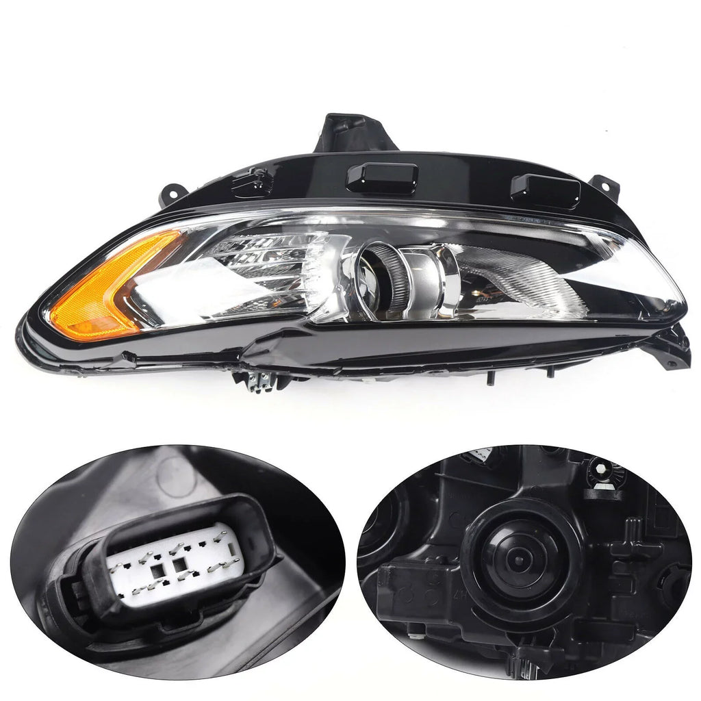 Assembly Headlamp Side Side LH For Left Headlight Light Driver Halogen Driver 2013-2016 Ford Lamp Fusion Headlight