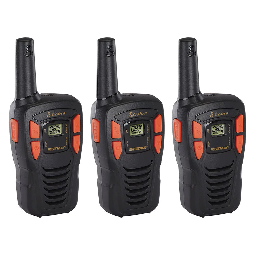 Channels, Adults for Two-Way ACXT145 Radio 22 Cobra 16-Mile Rechargeable, Lightweight, Talkies Long Range Set Compact - Walkie