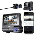 inch Touchable Car Front+1080P Nearly Rear IPS with Supercapacitor Wide Dash +1080P built 360¡ã Camera 2K Angle, Screen GPS 24h Channel Cam, Monitor, Interior 30FPS 3 S2 3 WiFi in, Parking Vantrue