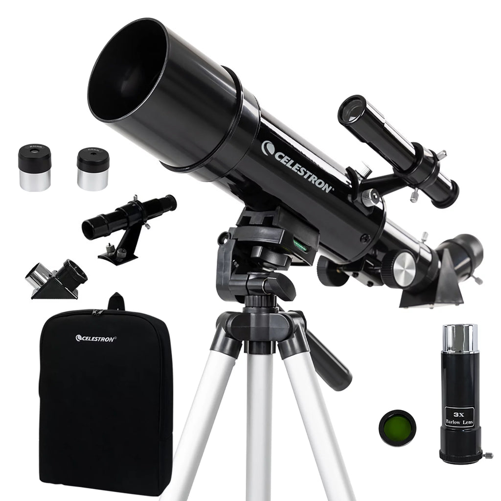 Scope with Celestron and Backpack 60 Portable Travel Telescope Tripod