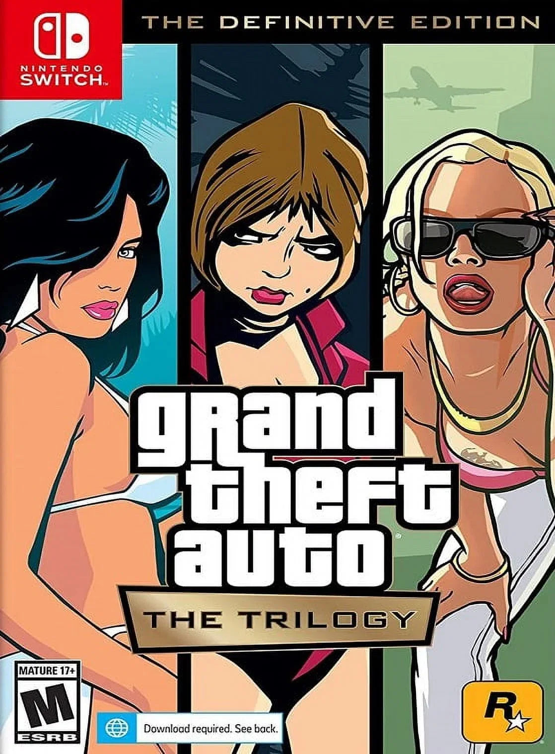 Definitive Edition The The Grand Theft Video (Refurbished) Auto: 2022) - Trilogy Restored Switch, (Nintendo Game