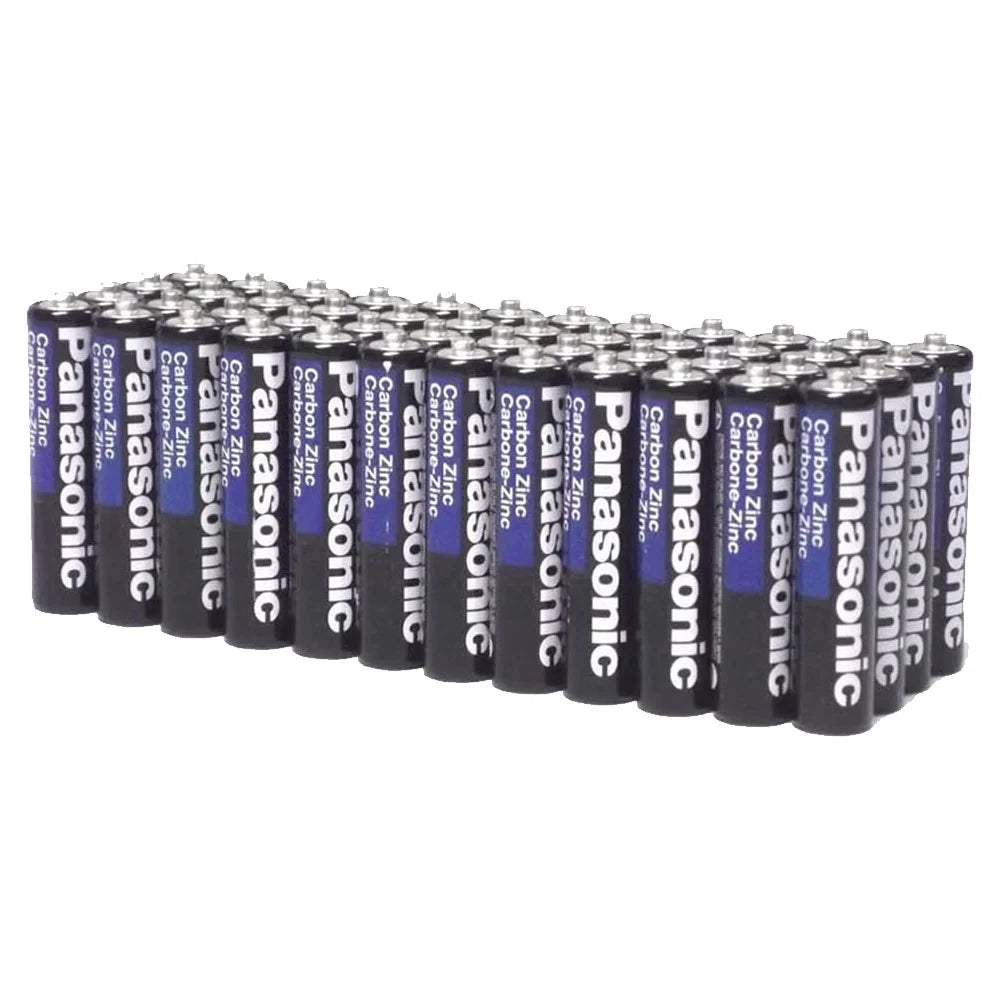 100 Pack 100 Batteries Lot 200 AA + AAA Duty Panasonic Wholesale Batteries Heavy