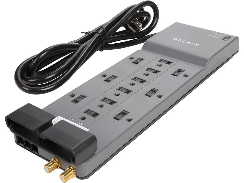 Belkin with Protection 12 Protector Surge Outlet Phone