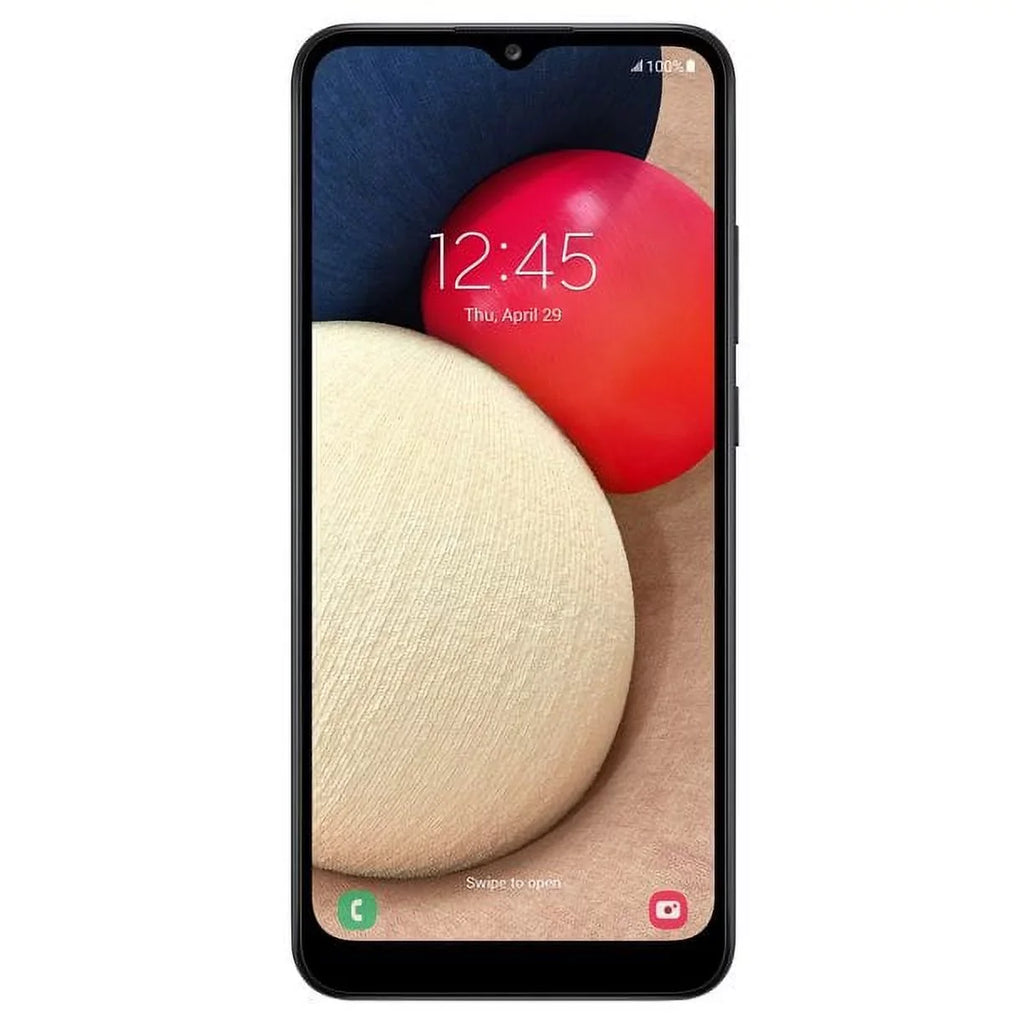 WFMSAS124DGP5P A02s, Samsung (Refurbished) Restored Smartphone, Family Black Walmart Galaxy 32GB,