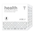 Filter, HVAC 4-Pack Filter Health Furnace Made Air 13 AIRx 24x24x1 Pleated USA the Filters MERV AC in Air