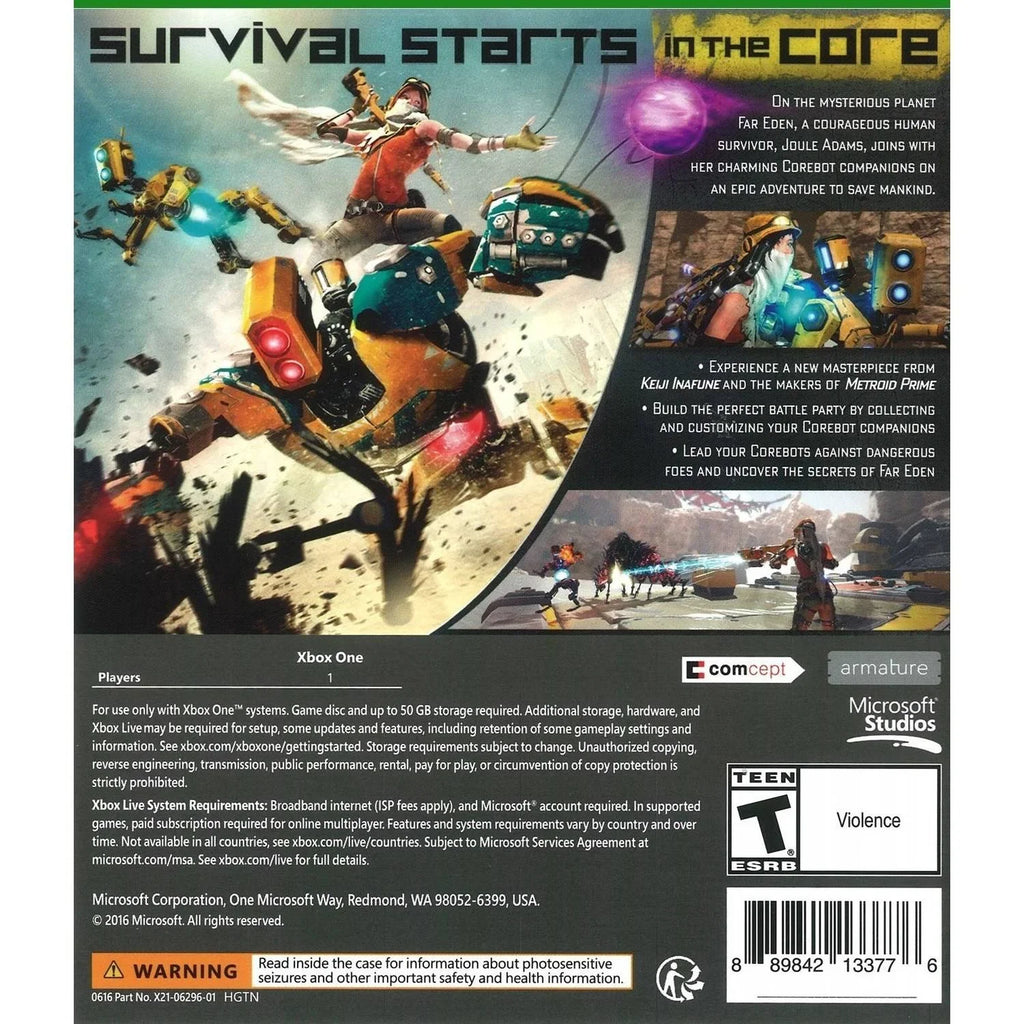 Recore, 889842133776 Xbox Microsoft, One,