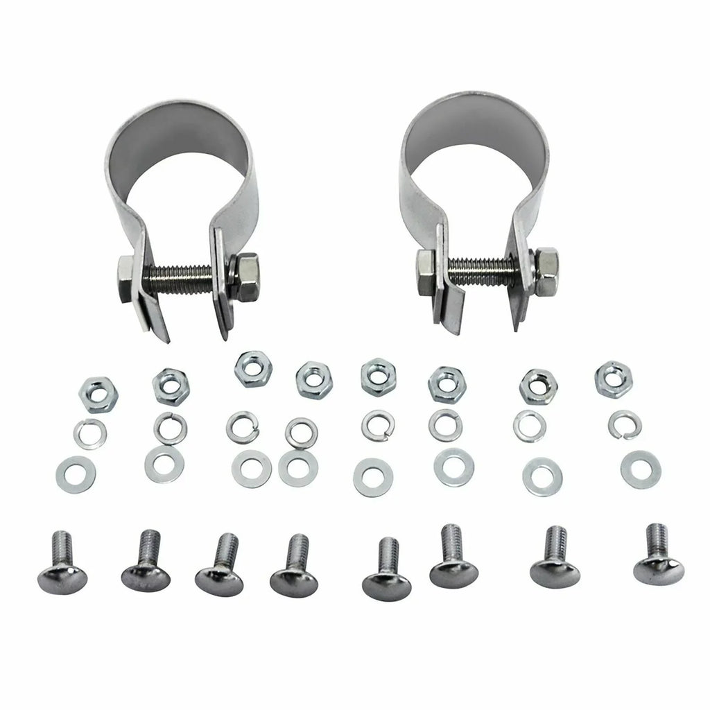 579 Quarter Masks Stainless Fender - Trucks mounting Kozak Semi Plus Peterbilt Face 2x For Hardware Windshield and 2x22 386 x Set Steel Wipers 24" Included 24" All