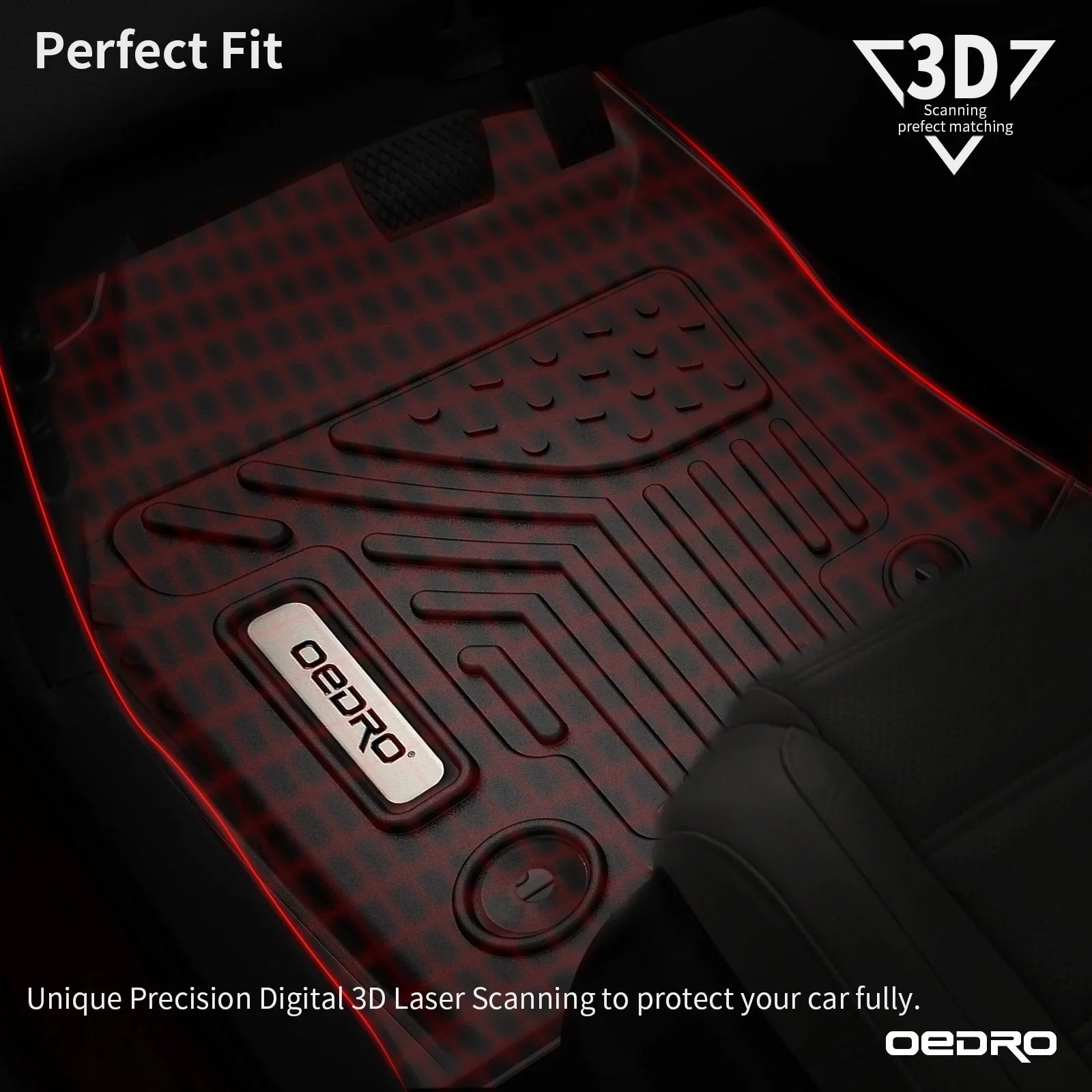 4 Floor Carpet Door Liners for 20-23 Ledkingdomus TPE Jeep Mats Floor Gladiator