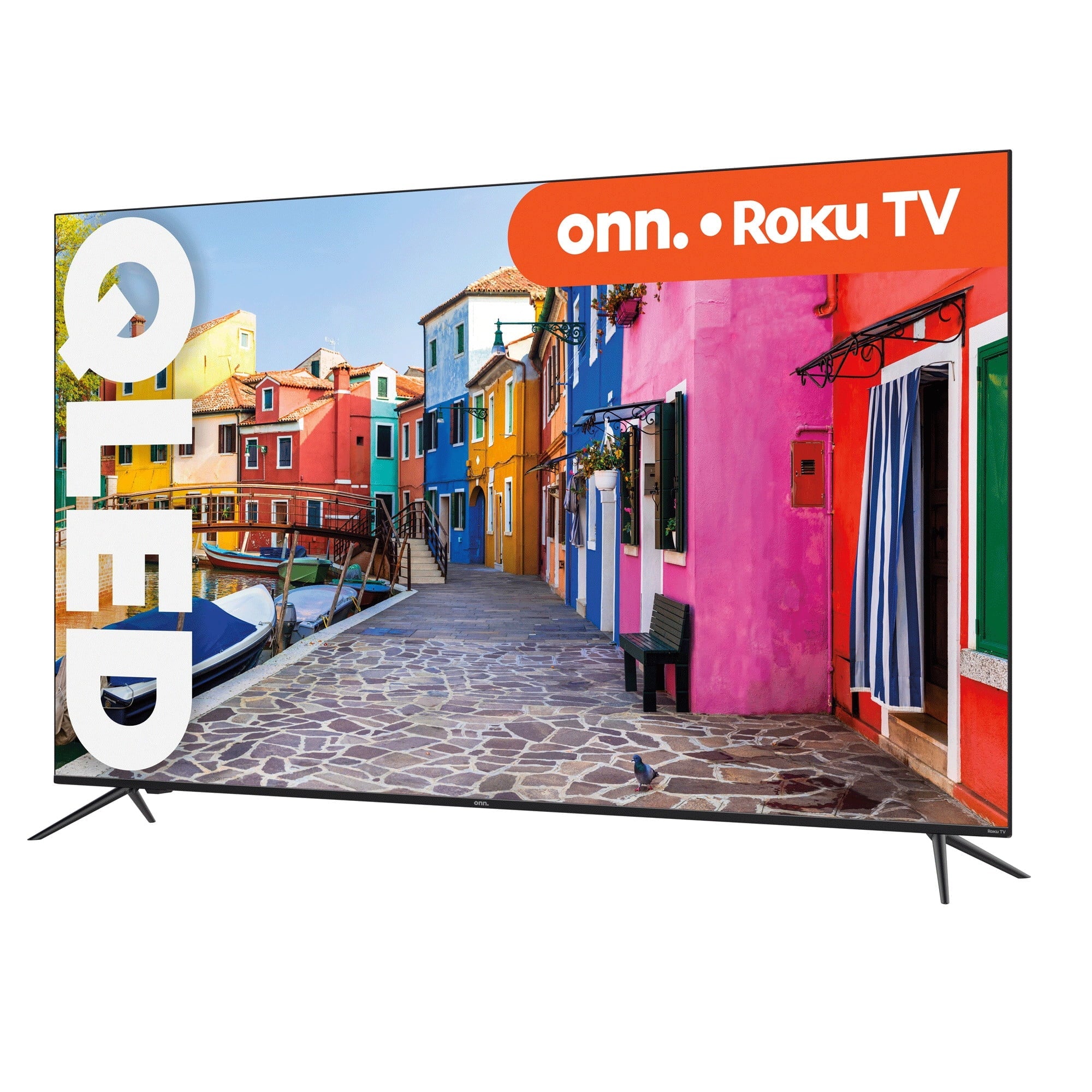 Rate, QLED Refresh (100071705) Dolby Dimming, HDR Smart with Effective and 120hz Local Roku Atmos, onn. (2160p) 4K UHD TV 65¡± Dolby Vision,