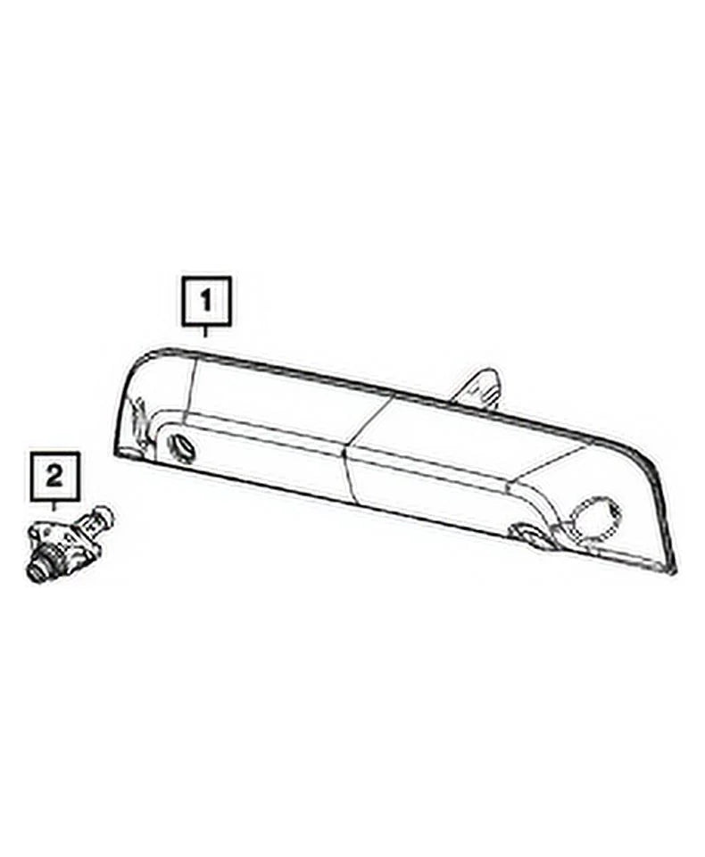 OE 2021-2024 Mopar Camera Genuine New 68448640AA