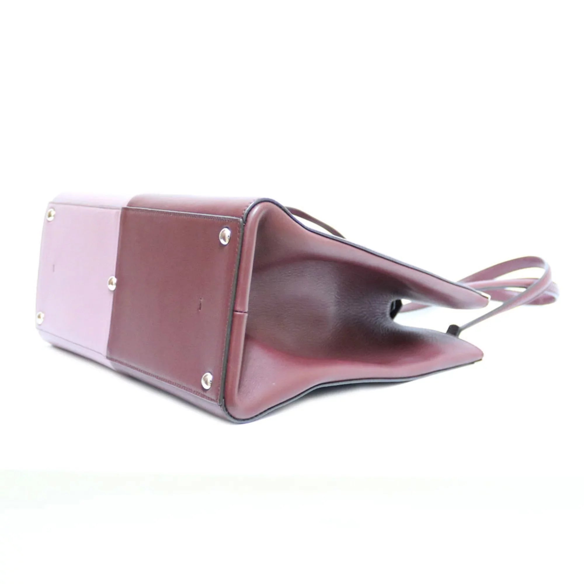 Women's Pre-Owned Leather Bag Fendi Pink (Fair) Shoulder FENDI