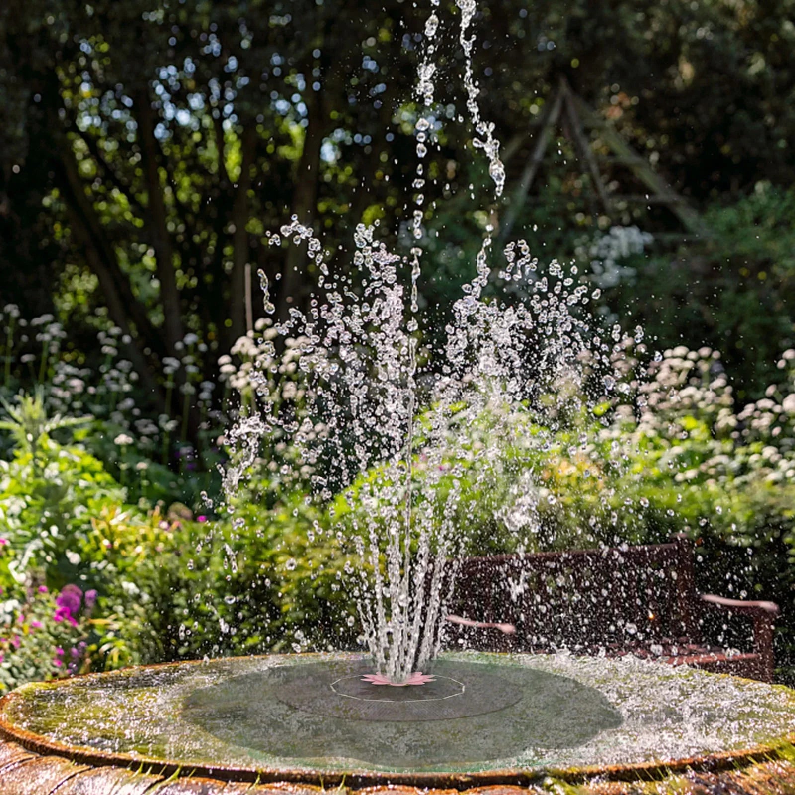 Motion Imitation Solar Fountains Controlled Pond Garden Flower Pool For Sun Swimming Sprinkler