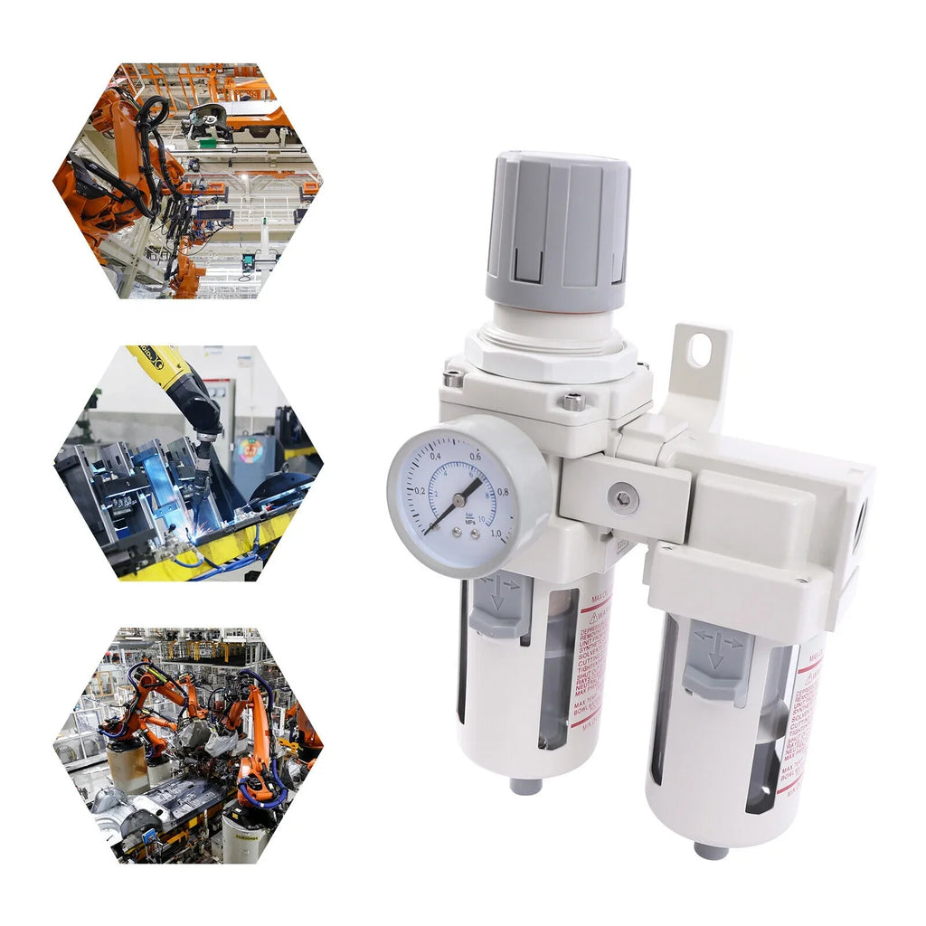 Pressure Filter Air NPT Dryer Regulator Trap Air 1/2" System Water Separator