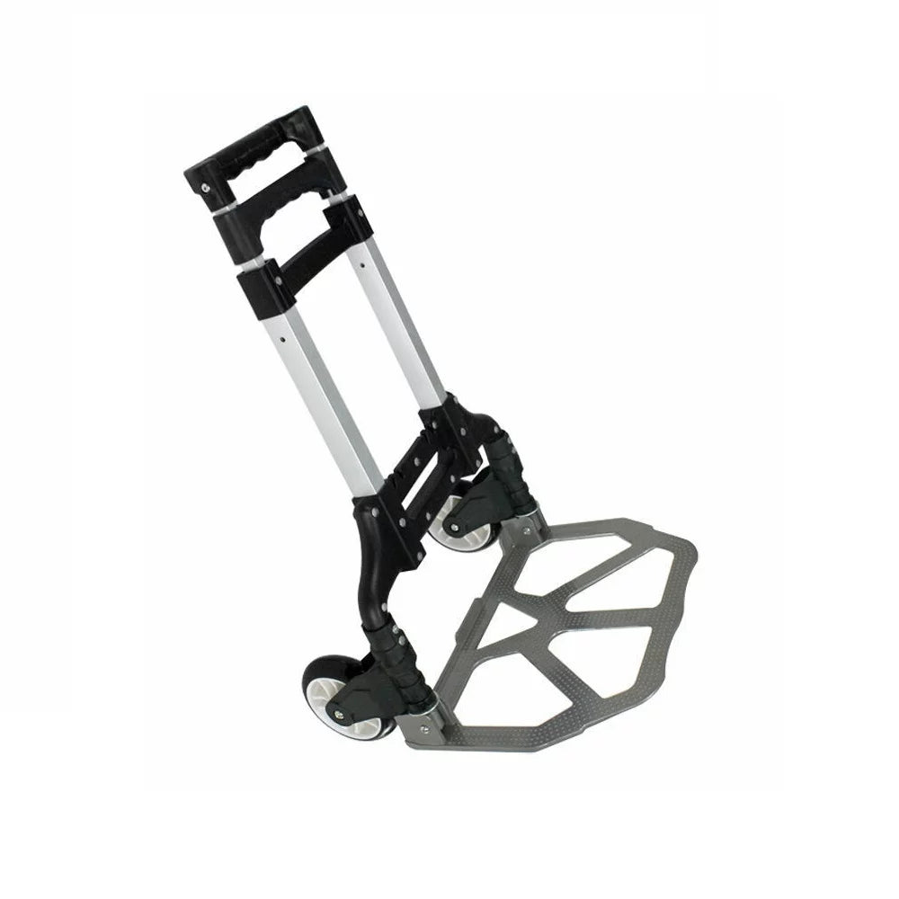 SEGAWE Dolly Luggage Trolley Aluminium Carts. Folding Compact Hand Black, Push,