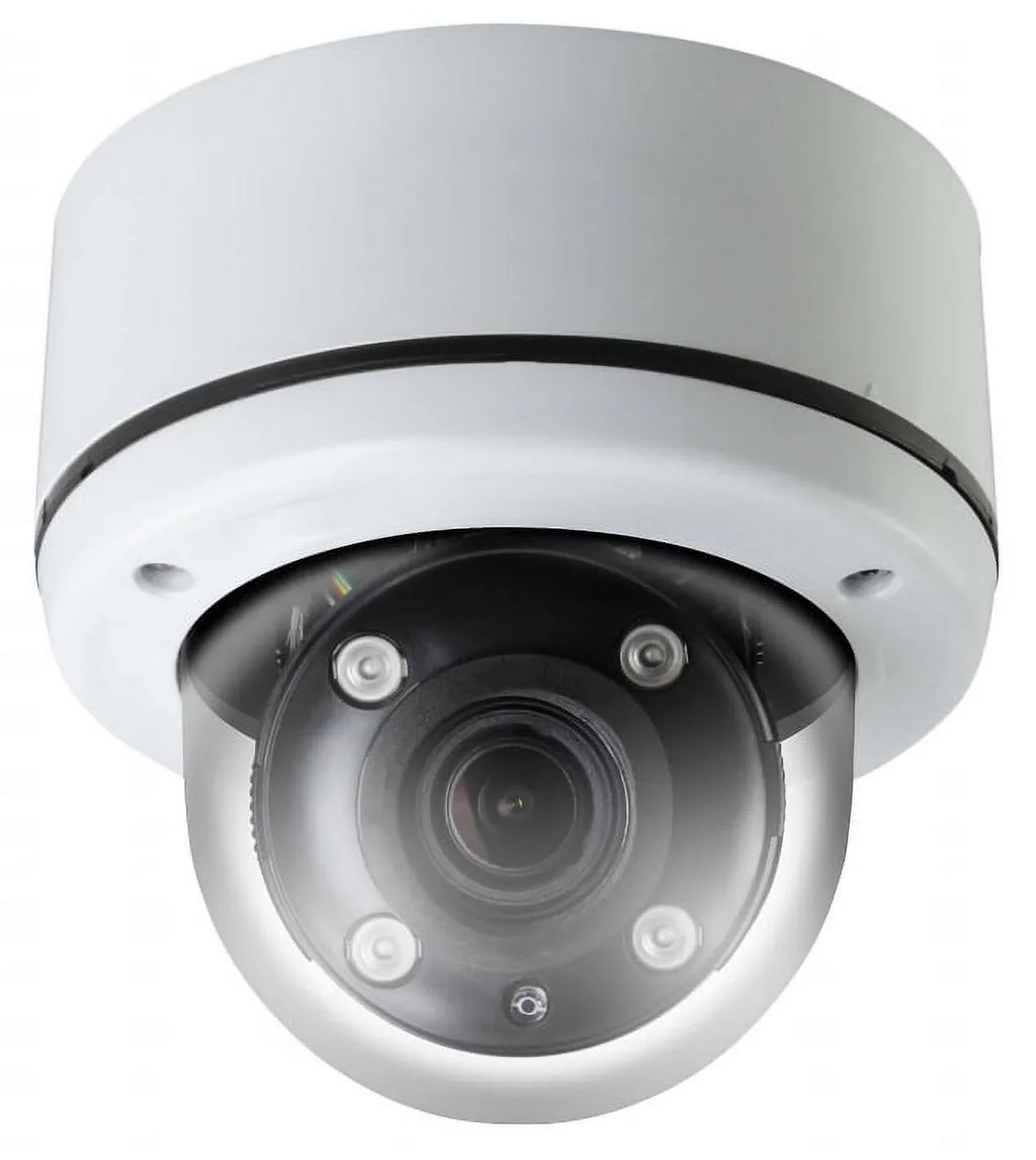 2.8-12mm Vandal COB TIV Eyemax MB5332V-W Camera 5MP Motorized, IR HD-TVI 12V LED DOME IR 4 DC