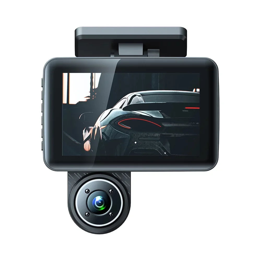Cam Recorder Camcorder Inside Front Safety Rearview Car Car Car Driving Rear 4in and Recorder Dash Night 1080+720+480P Auto Cameras 3 Recording Camera Vision Mirror Video