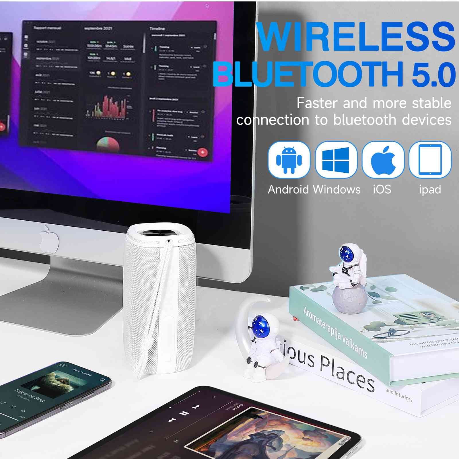 HD White Xperia 360¡ã Plus Scorpio with Bluetooth XA1 Portable Sound for Punchy True Surround - UrbanX Sony Pairing, Waterproof Speaker Wireless Speakers Series Speaker, IPX5 Bass, BT5.3,