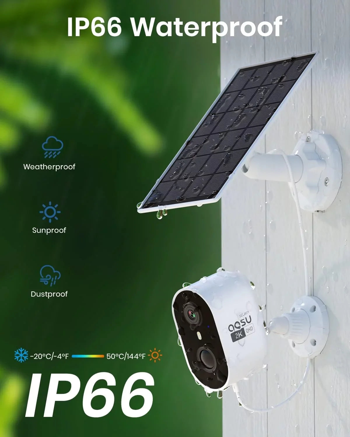 2K Night Alexa with Security Siren Detection with 2-Way Talk,Wifi Work Motion Outdoor Camera Cameras AI Alarm, Color Spotlight Vision, with & Solar Wireless Outdoor