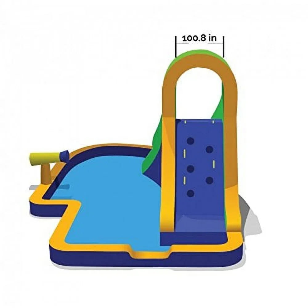 19' Water Zone Slide Blast Hydro Inflatable Rush