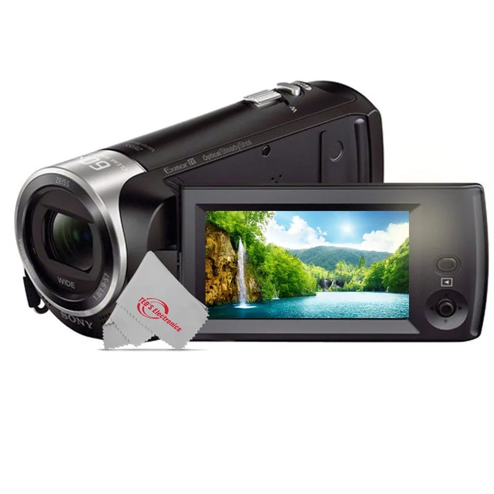 HDR-CX405 Accessory Handycam Camcorder HD Teds Top SONY Bundle