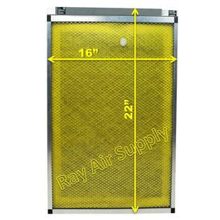 Pristine 16x22 Pads Replacement 16x22 Air RayAir (3 Supply Pack) Cleaner Filter Refills