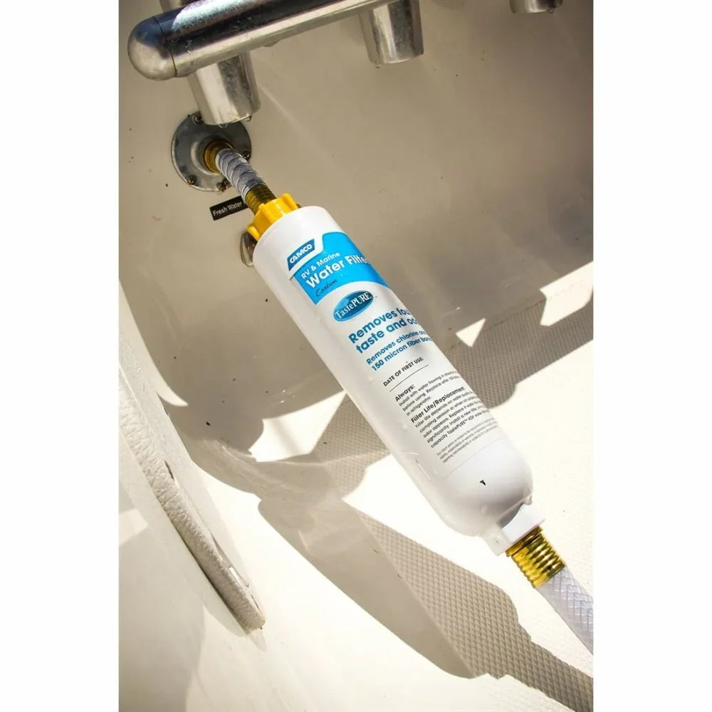 40646 White TastePURE - Filter Camco 2.5 Water GPM KDF