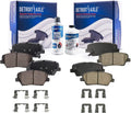 4 - Santa Kia Replacement 2014 2010-2012 Detroit 11-14 Sorento, Front Hyundai Pads 2013 2010 Pads Brake Ceramic Axle Rear and Fe, Brake for 2012 2011