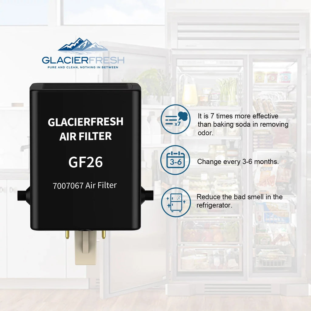 Air Pack for Filter, 1 Replacement Air Filter Refrigerator FRESH GLACIER 7007076