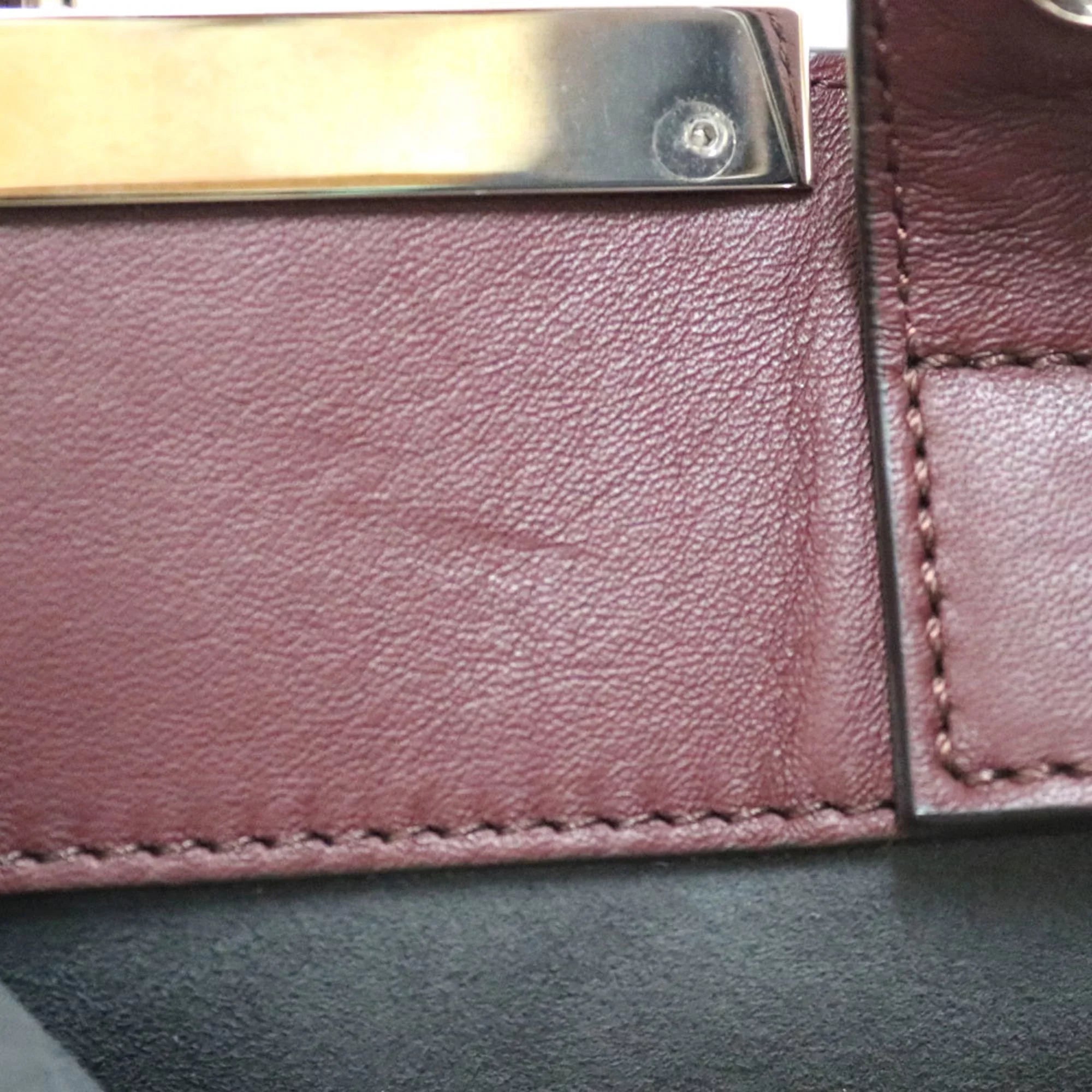 Women's Pre-Owned Leather Bag Fendi Pink (Fair) Shoulder FENDI