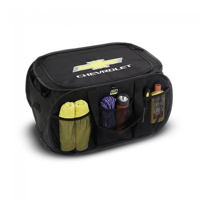 '- Trunk Organizer Chevrolet Pop Gold Up Bowtie Black