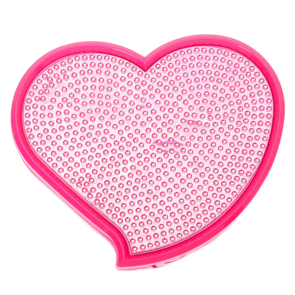 Claire's Heart and Palette, Eyeliner, Eyeshadow, Blush, Pink Lipgloss Applicators, 57275 Girls Includes Cosmetics Shapped