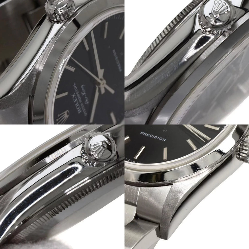 Steel ROLEX Pre-Owned Rolex (Good) Air Watch King Men's 14000M Stainless SS