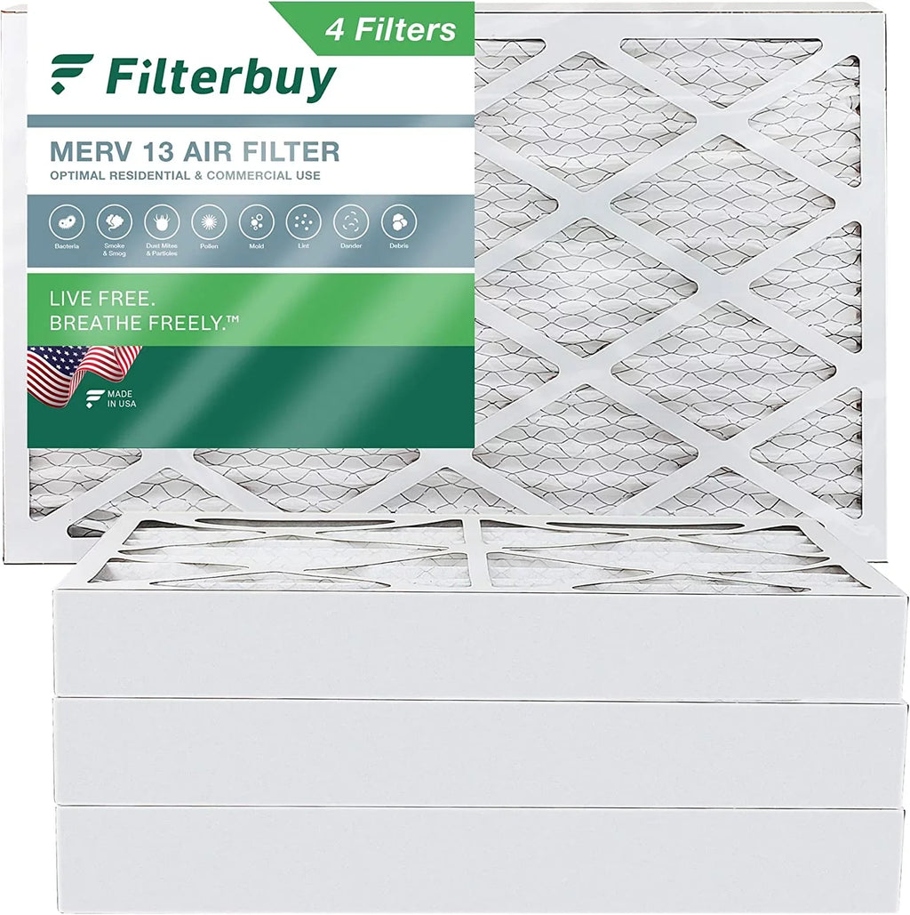 13 Furnace 16x30x4 Pleated MERV Filterbuy Air (4-Pack) Filters HVAC AC