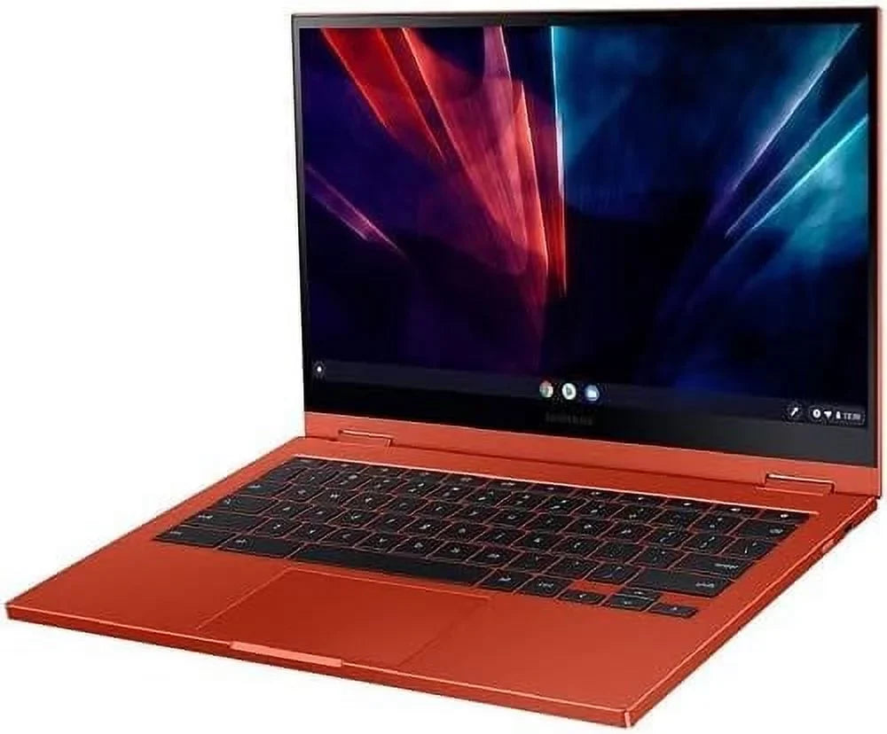 Chromebook Open Laptop 64GB AMOLED Samsung Touchscreen (Fiesta 13.3" 2 Red) Galaxy Box