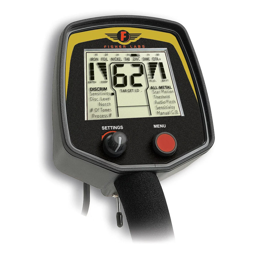 and Target Advanced Labs Fisher ID Metal Visual Detector Audio Research F75