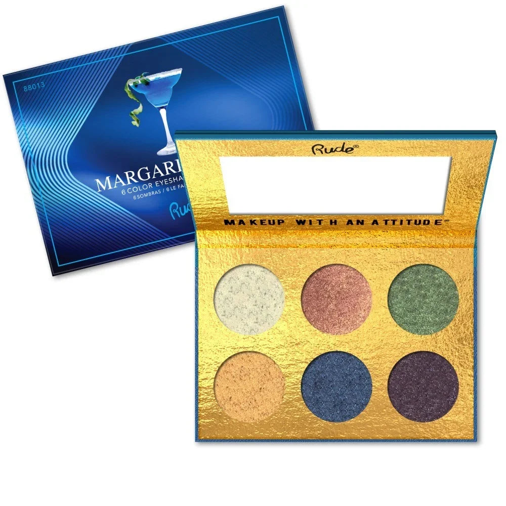 Cocktail 6 Eyeshadow - RUDE Color Margarita Party Azul Palette