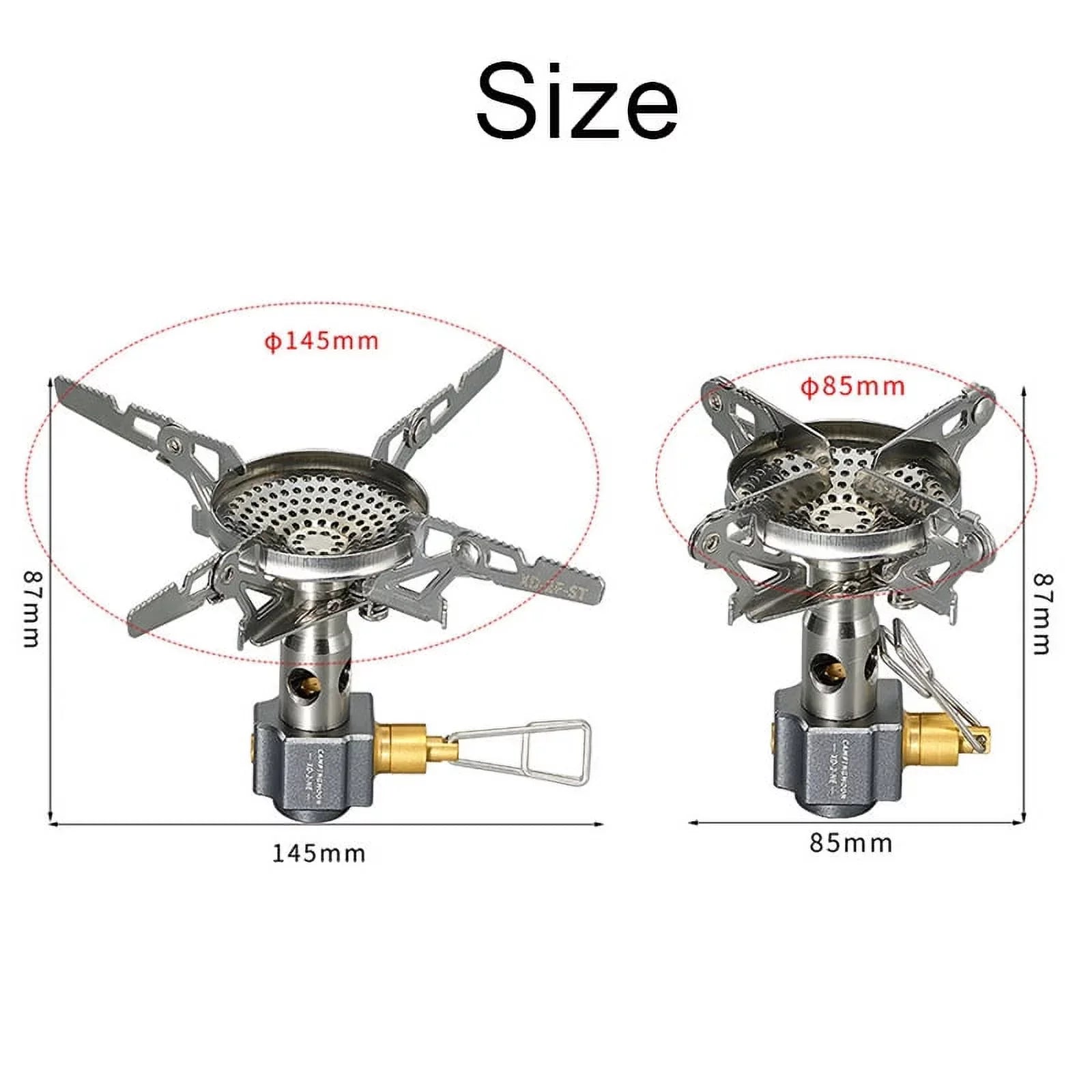 Cooking CAMPINGMOON Quick High Go on Backpacking 3300W Stove Camping Easy Efficiency Stove for and