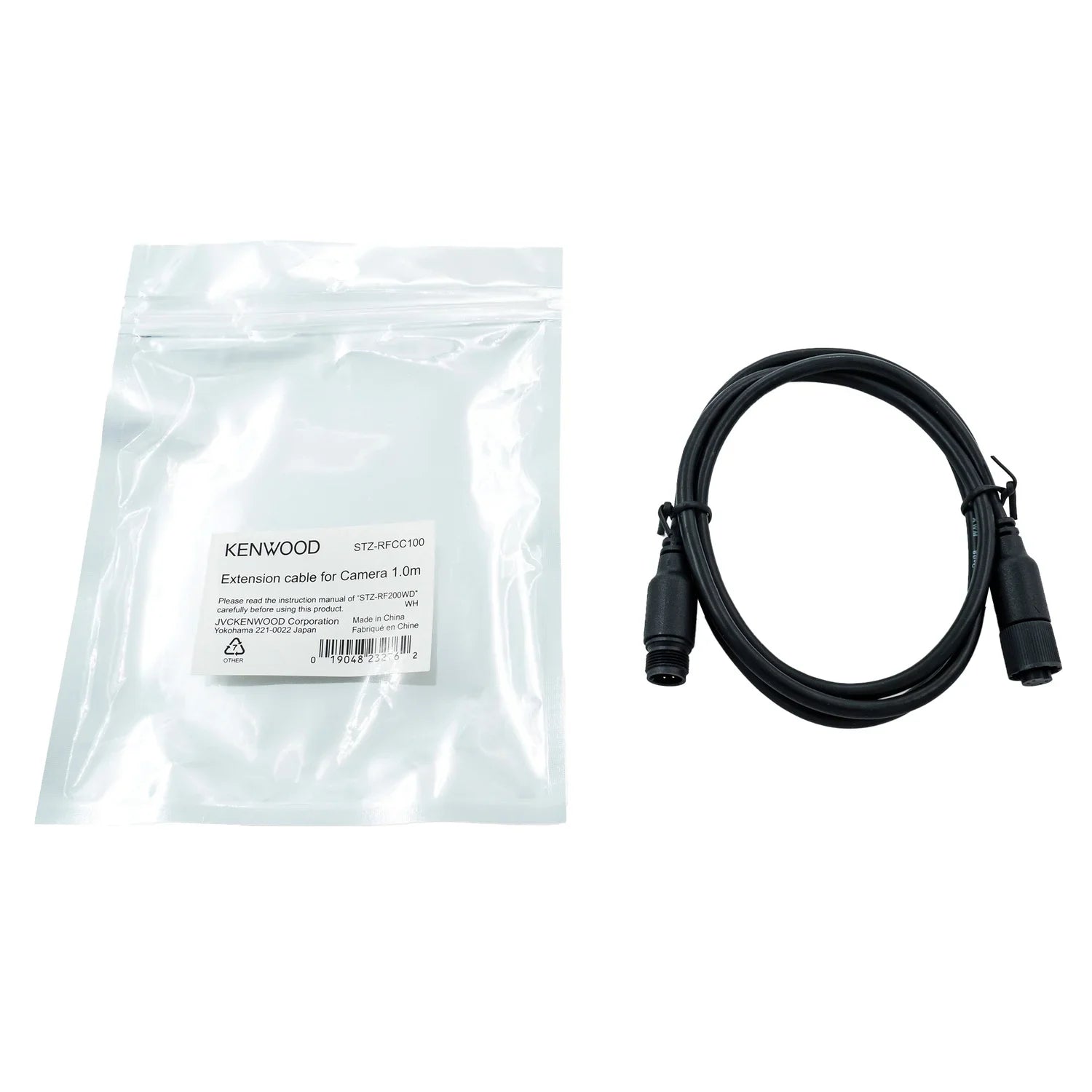 (3.2 Action STZ-RFCC100 Cable Camera Front-and-Rear Motorsports Extension KENWOOD Ft.) for STZ-RF200WD System KENWOOD Camera
