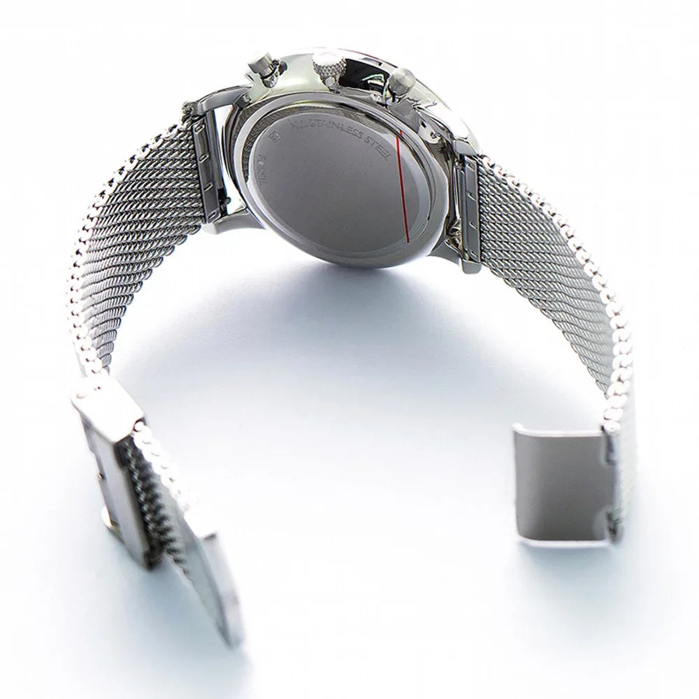 Casual Color:Silver-Toned 'Neutra Steel Chrono' Men's Stainless (Model: Fossil Watch, Quartz FS5382)