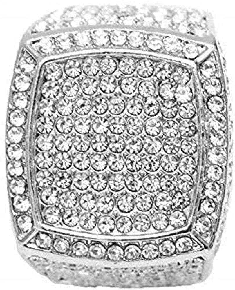 Jewerly Bracelet, SLV) & Ring Lit! Bling ASIN: Hop Bling-ed It's - w/Cuban SB & B0CHF5CL34 Kite Earrings Set Out Chain Watch Hip GJM13 ST10311 (8,