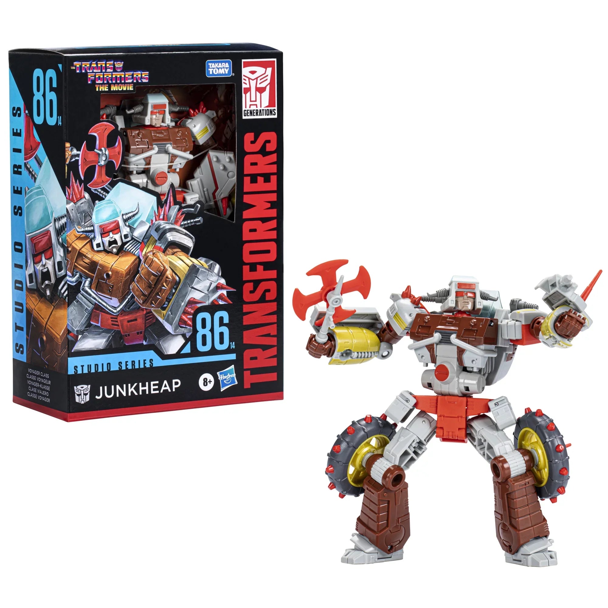 Figure Studio Series Voyager Junkheap Movie Transformers 86-14 Action The Transformers: