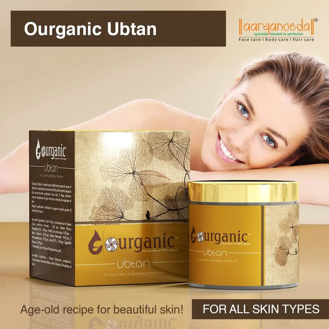 Ubtan From Harmful and 100gm, Skin; Deposits for of Aryanveda 2 - Pack and Removal Dirt Exfoliation of