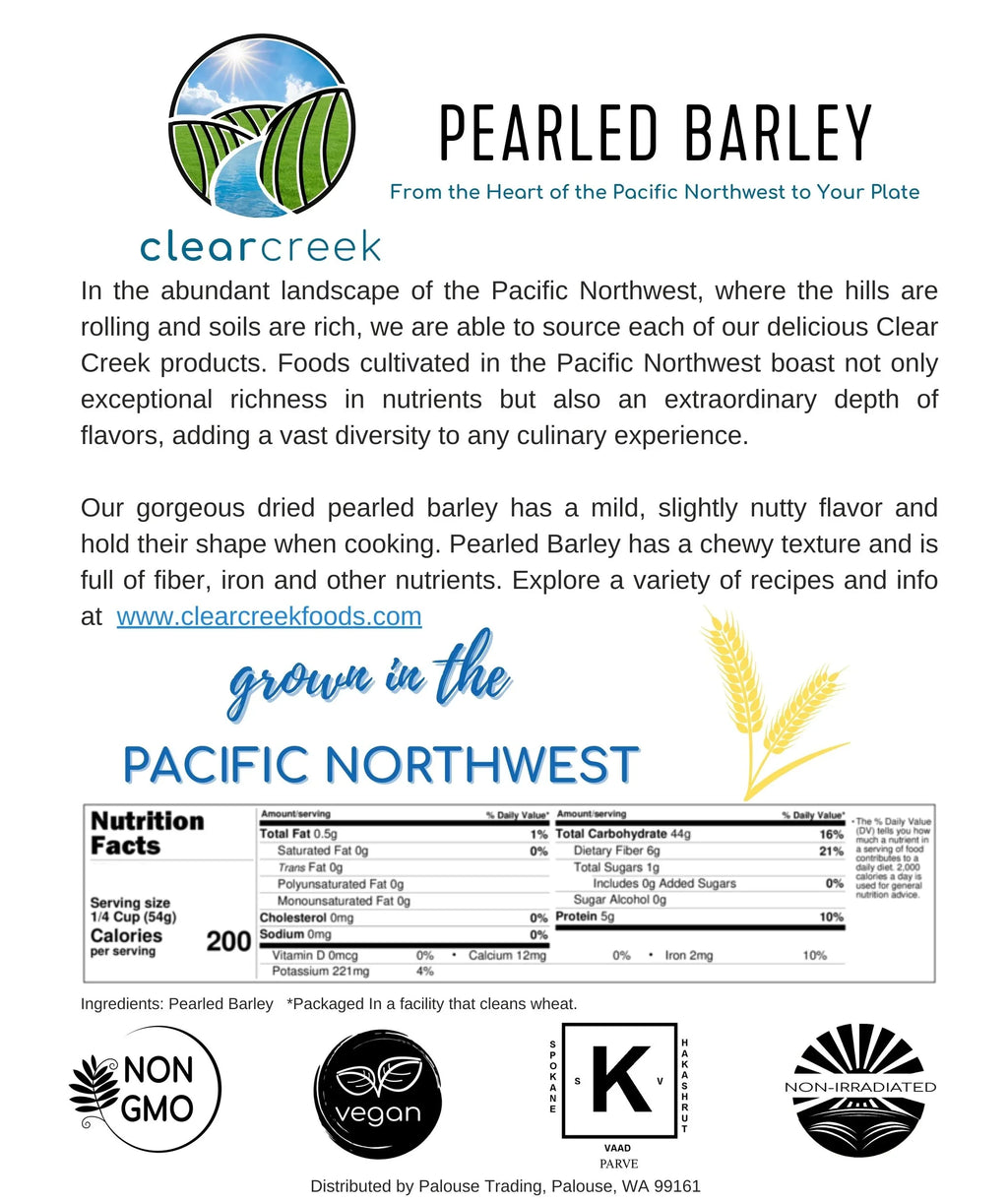 lbs Pearled Bucket Bulk | Storage Food | | Non GMO 25 Kosher Barley |
