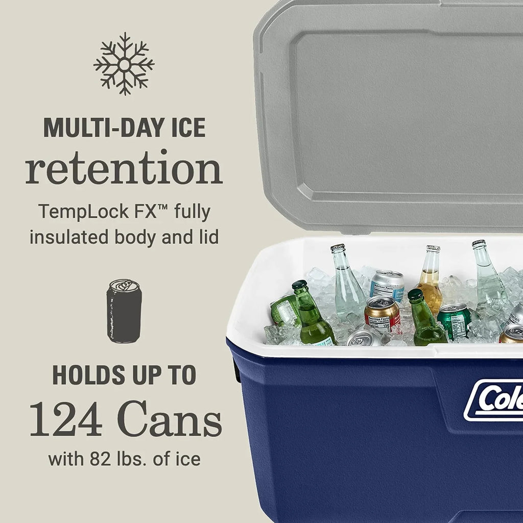 for Tailgating, 5 Series Handles, with 316 Cooler Sports, Leak-Proof Portable Insulated Heavy Days, & Duty to Hard More up YANPO Camping, Beach, Cooler for Great Keeps Ice Outdoor